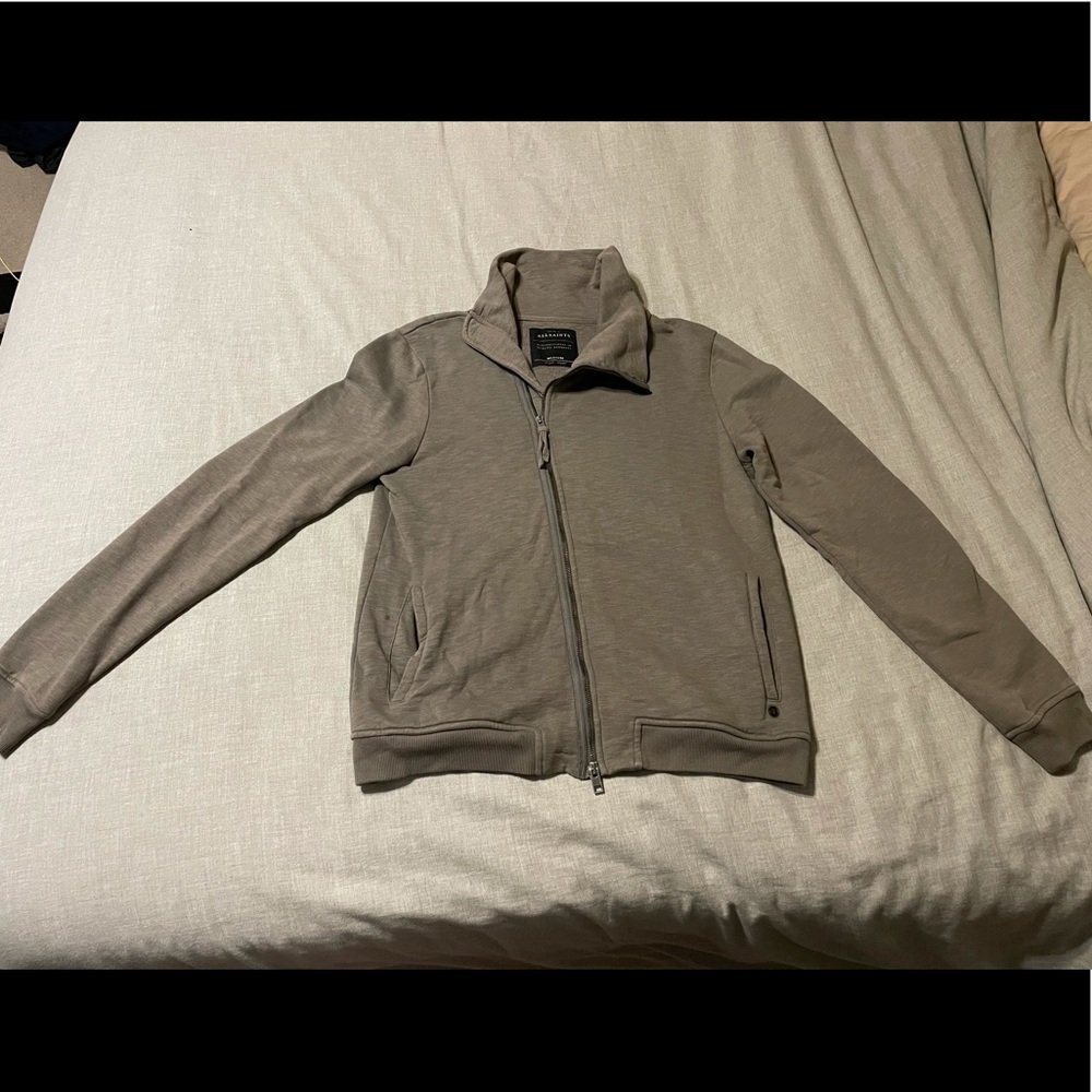 All Saints Men’s Zip Up Sweater
